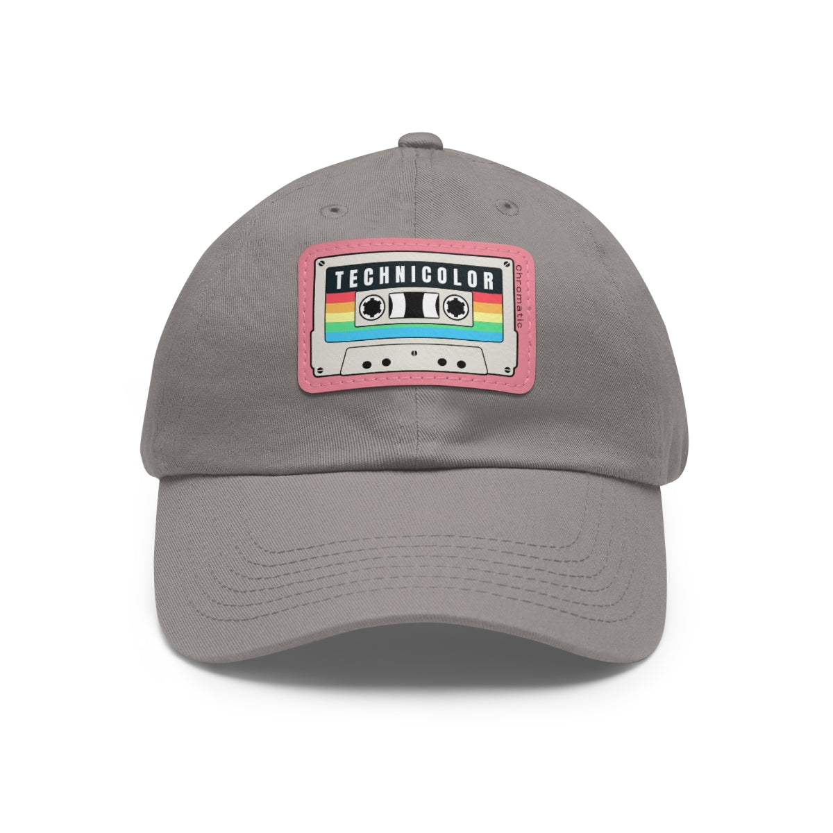 Technicolor Logo - Dad Hat with Leather Patch