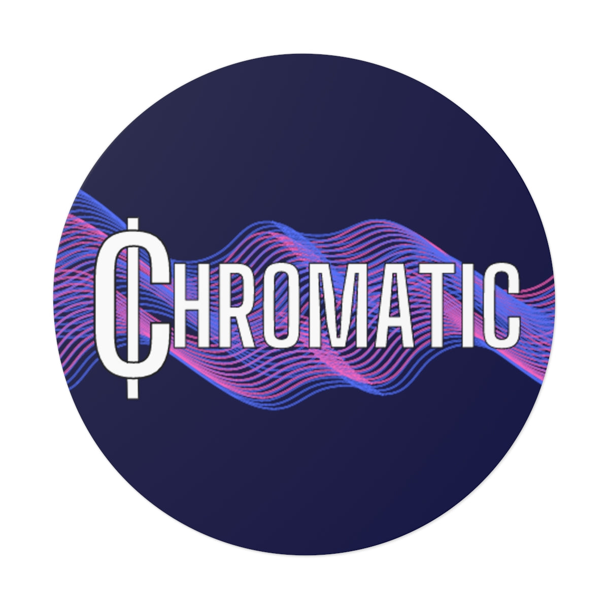 Chromatic Logo - Round Vinyl Stickers