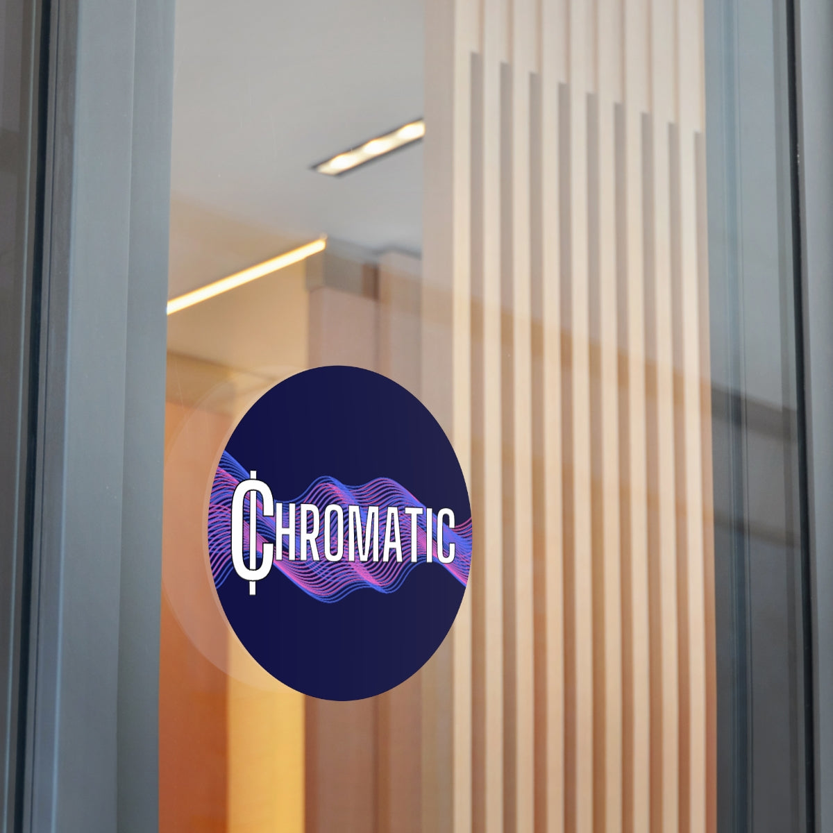 Chromatic Logo - Round Vinyl Stickers