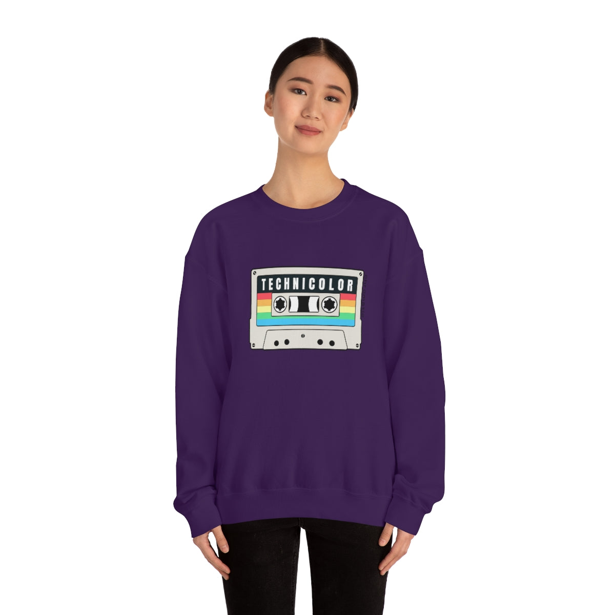 Technicolor Logo- Unisex Heavy Blend™ Crewneck Sweatshirt