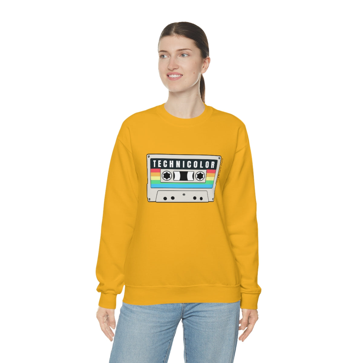 Logo tape 2024 crewneck sweatshirt