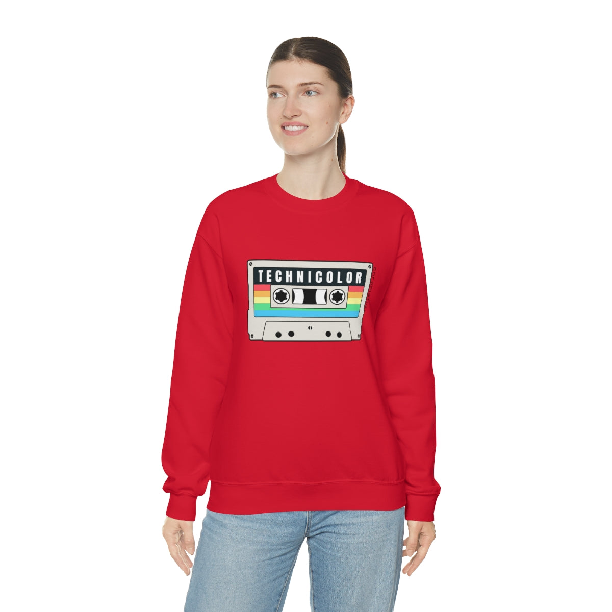 Taped crew neck online sweatshirt