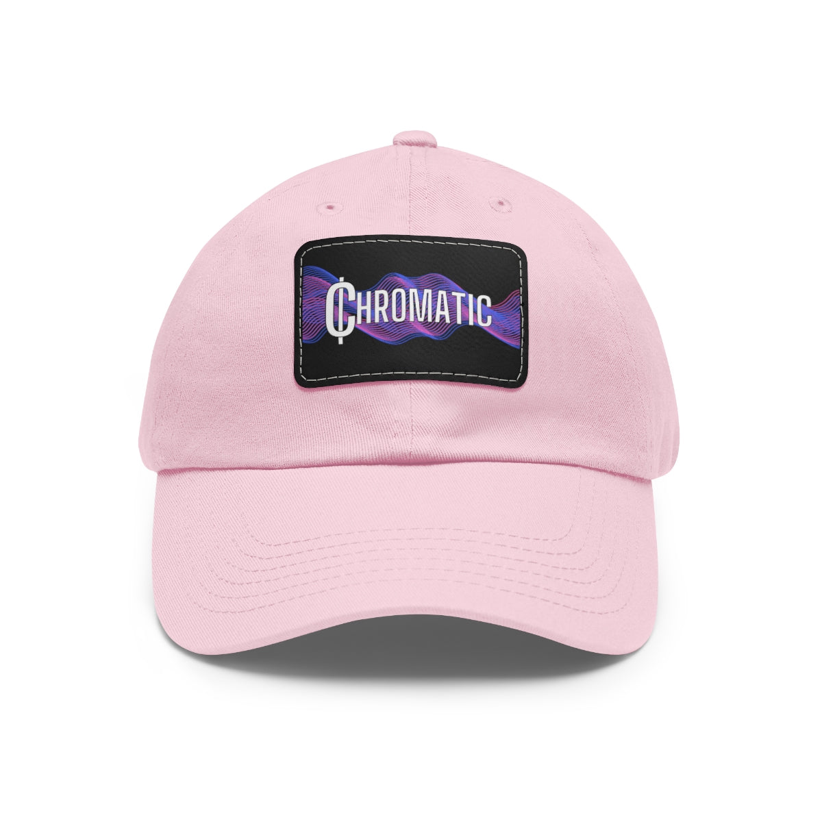 Chromatic Logo - Dad Hat with Leather Patch