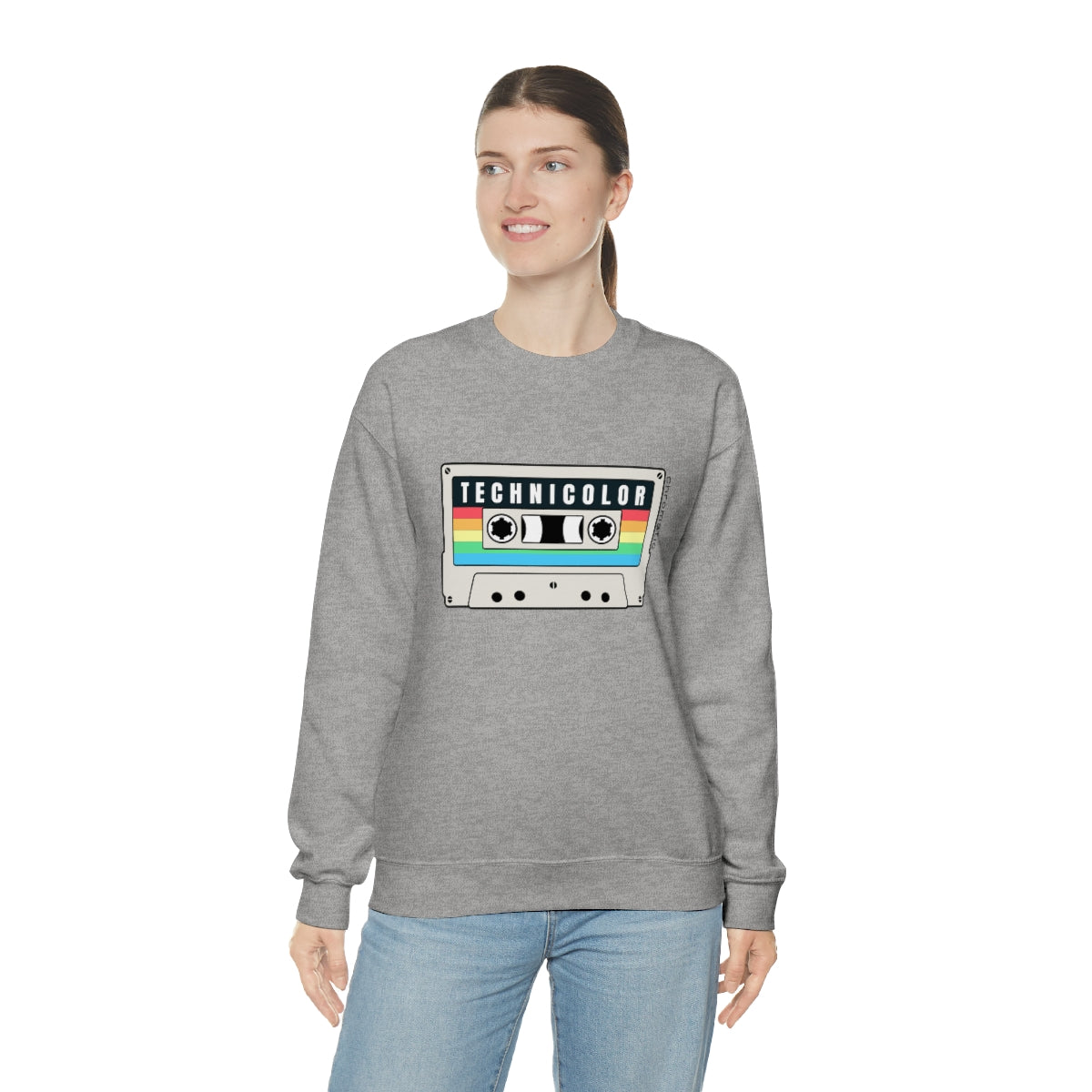 Technicolor Logo- Unisex Heavy Blend™ Crewneck Sweatshirt