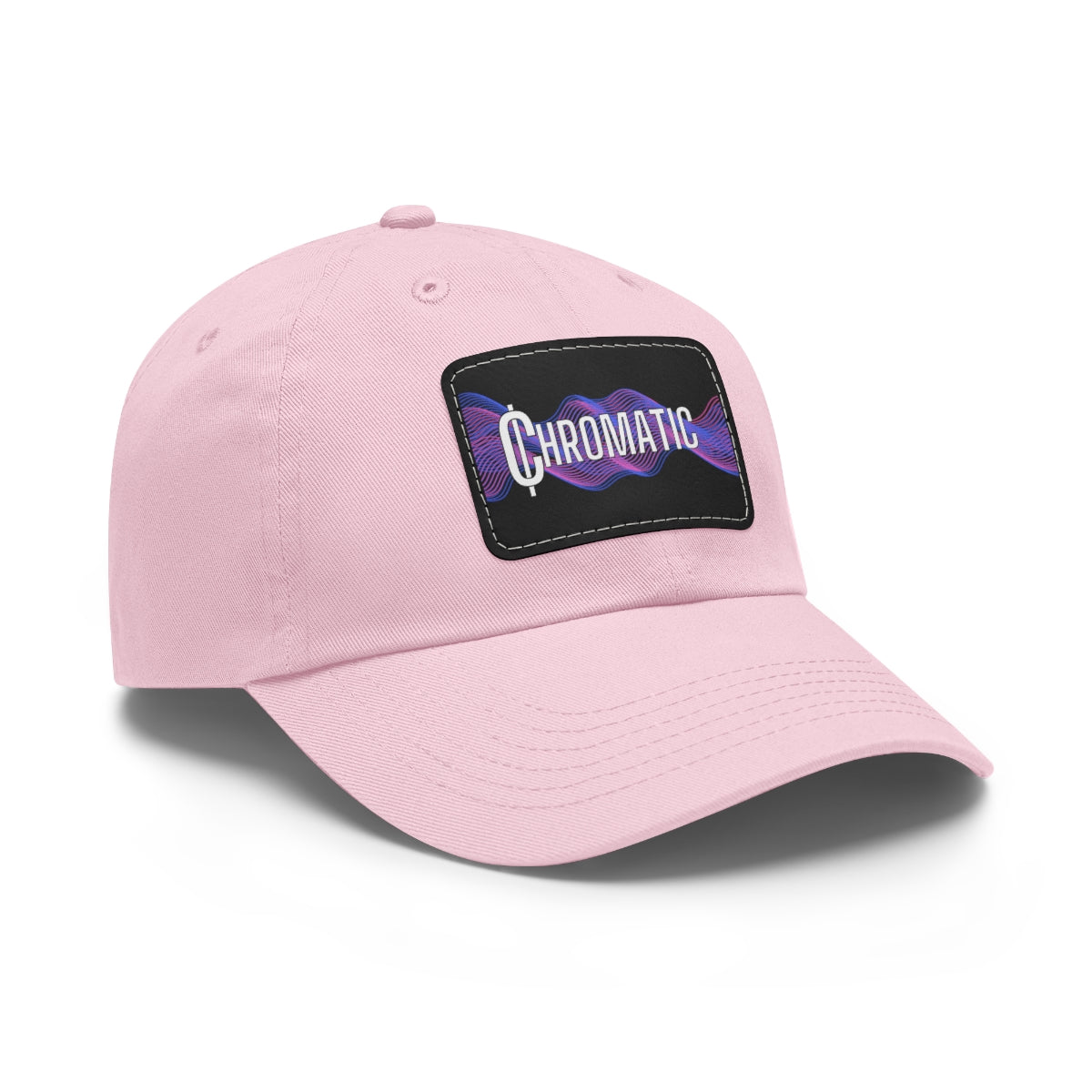 Chromatic Logo - Dad Hat with Leather Patch