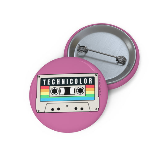 Technicolor Logo - Custom Pin Buttons