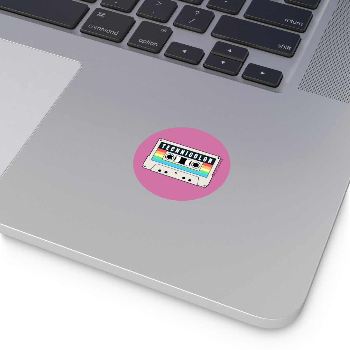 Technicolor Logo - Round Vinyl Stickers