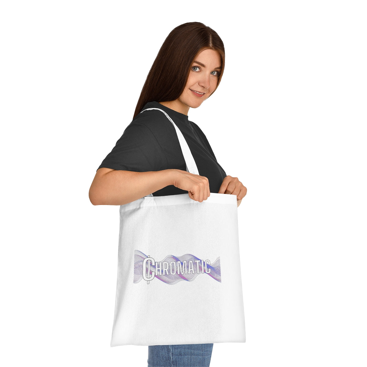 Chromatic Logo- Cotton Tote