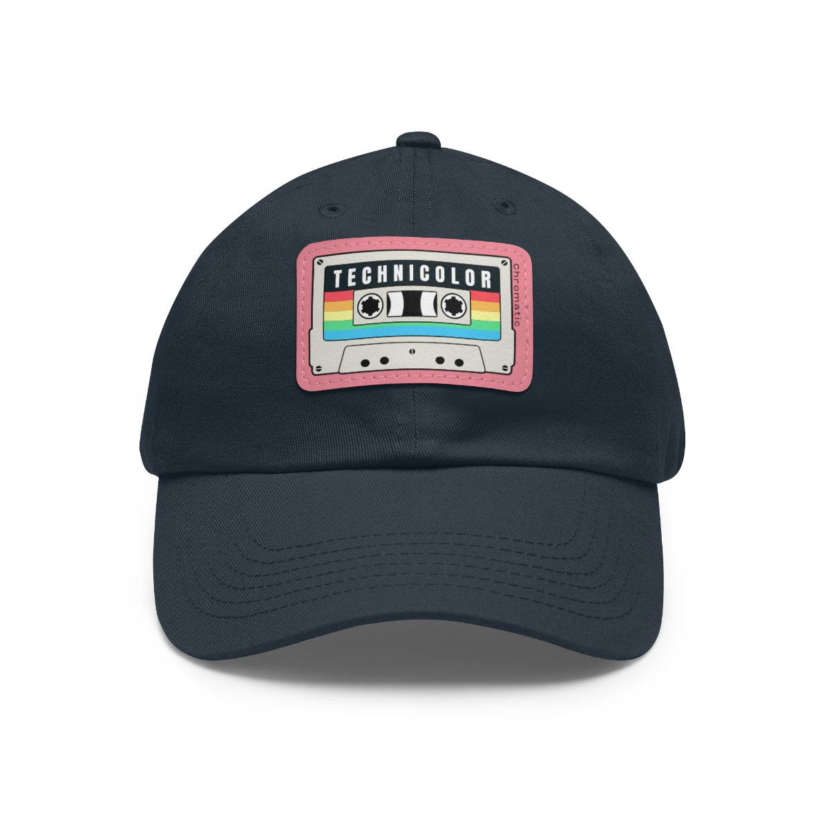 Technicolor Logo - Dad Hat with Leather Patch