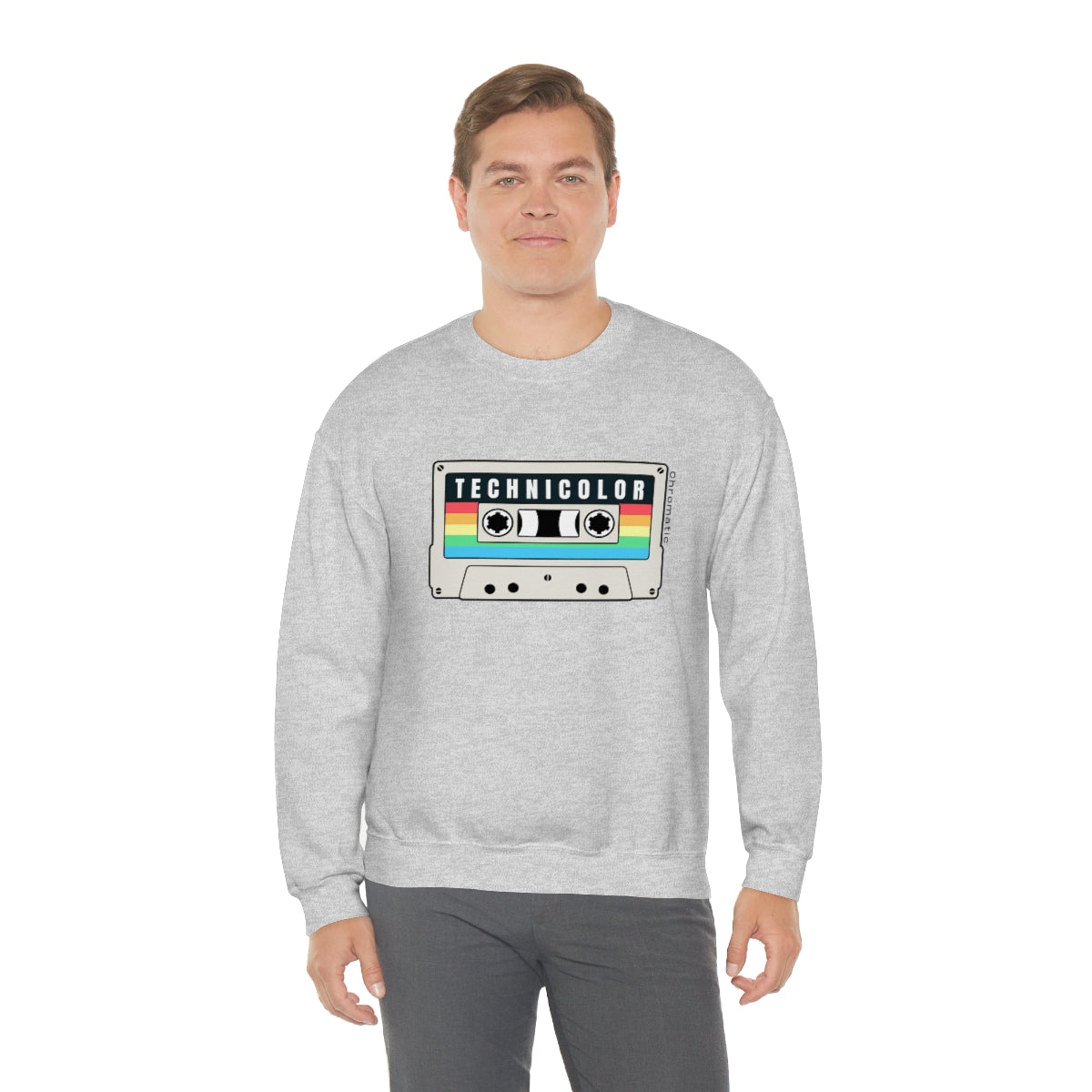 Technicolor Logo- Unisex Heavy Blend™ Crewneck Sweatshirt