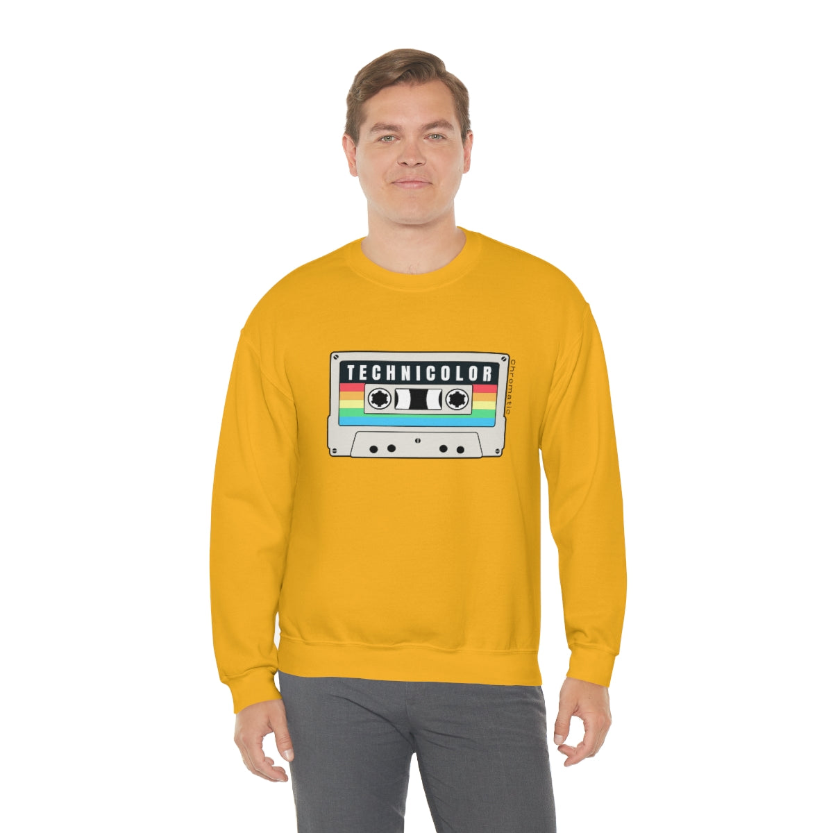 Technicolor Logo- Unisex Heavy Blend™ Crewneck Sweatshirt