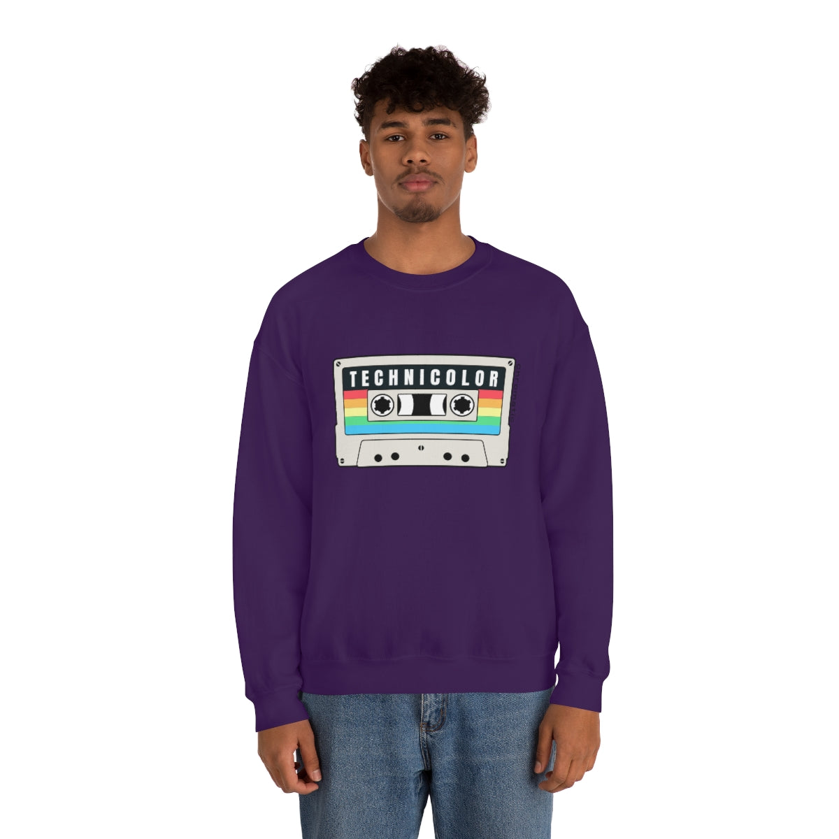 Technicolor Logo- Unisex Heavy Blend™ Crewneck Sweatshirt