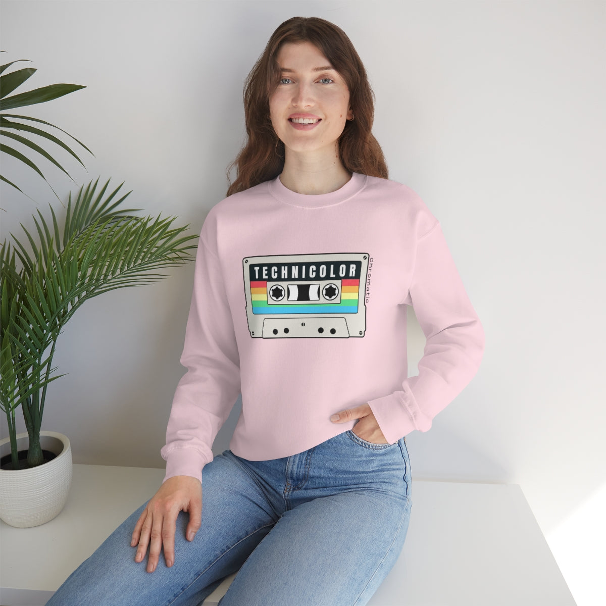 Technicolor Logo- Unisex Heavy Blend™ Crewneck Sweatshirt