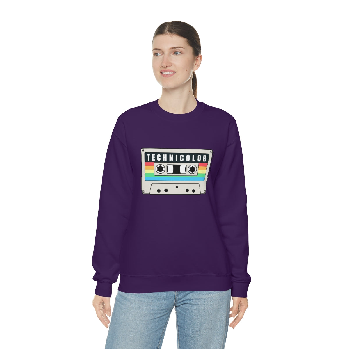 Technicolor Logo- Unisex Heavy Blend™ Crewneck Sweatshirt