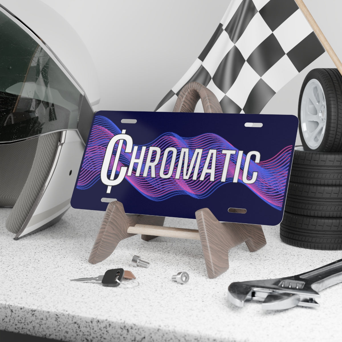 Chromatic Logo - License Plate