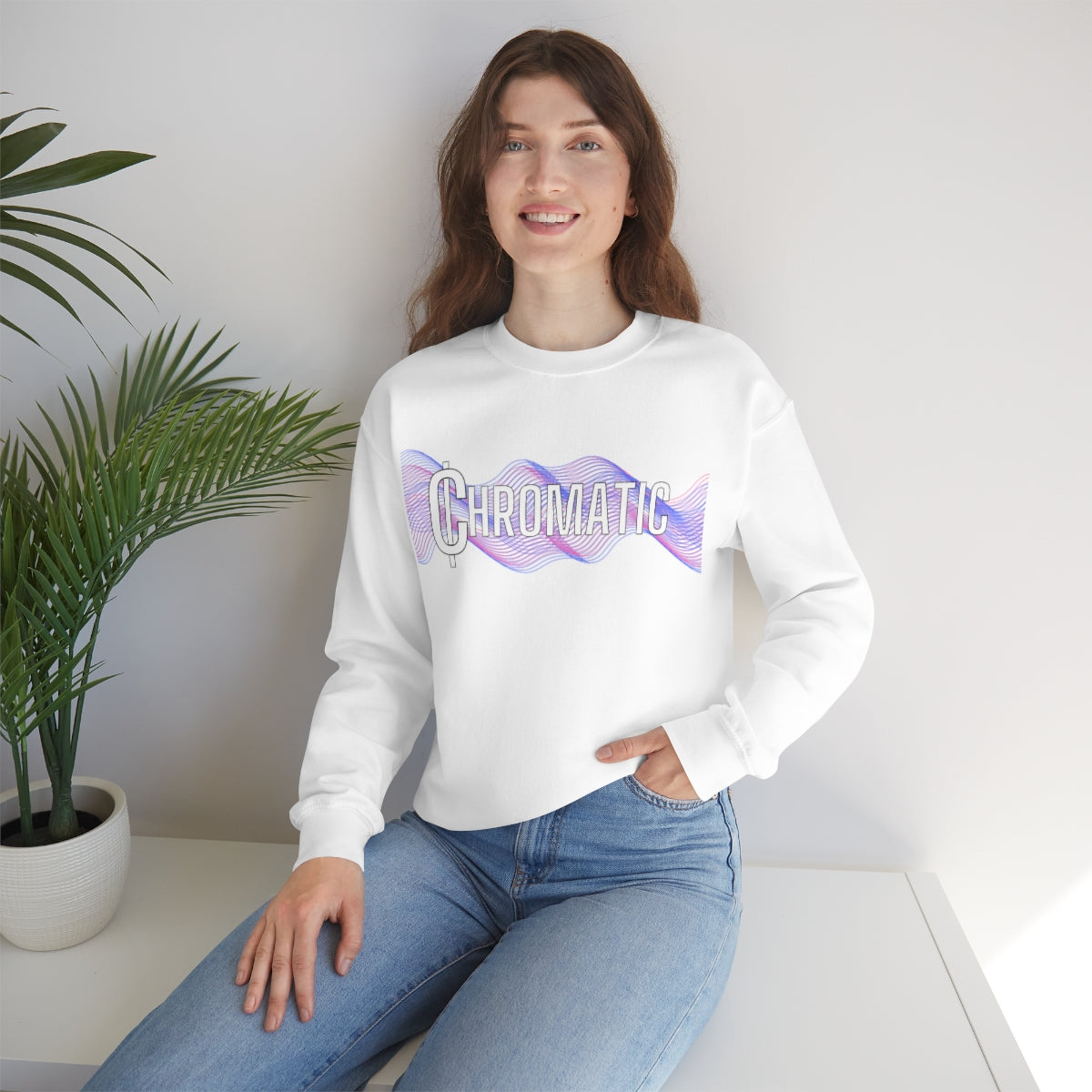 Chromatic Logo - Unisex Heavy Blend™ Crewneck Sweatshirt