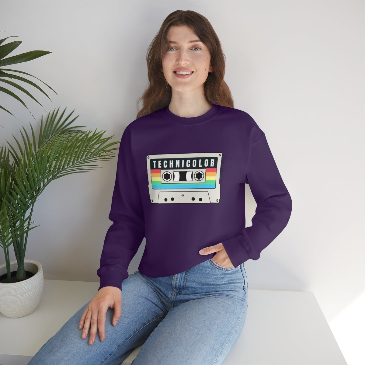 Technicolor Logo- Unisex Heavy Blend™ Crewneck Sweatshirt