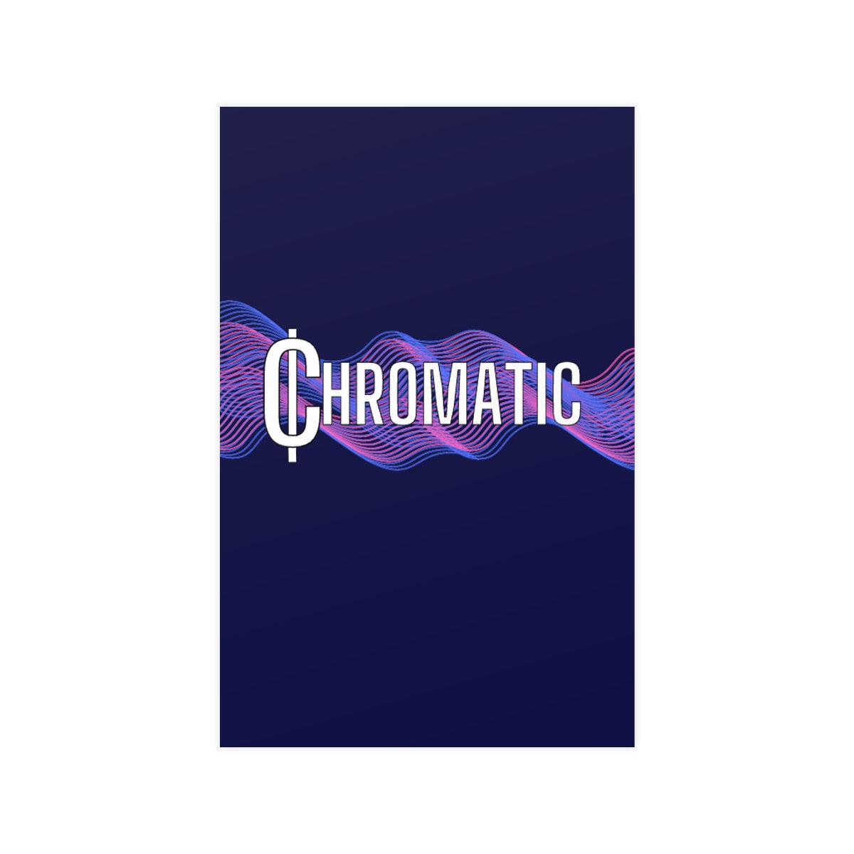 Chromatic Logo - Vertical and Horizontal Matte Posters