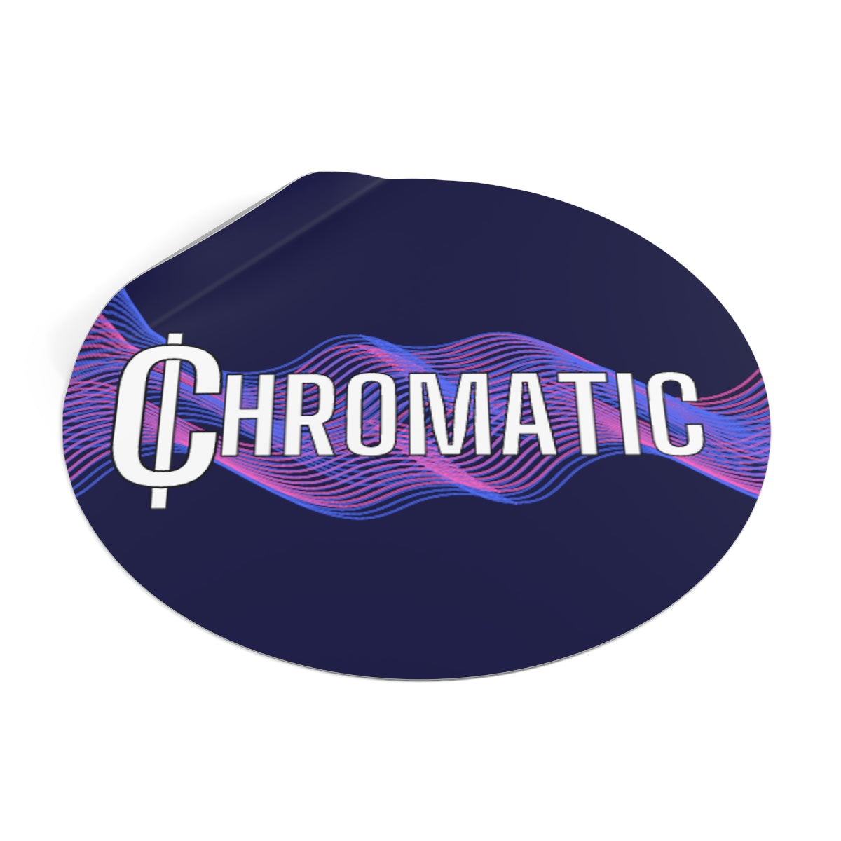 Chromatic Logo - Round Vinyl Stickers