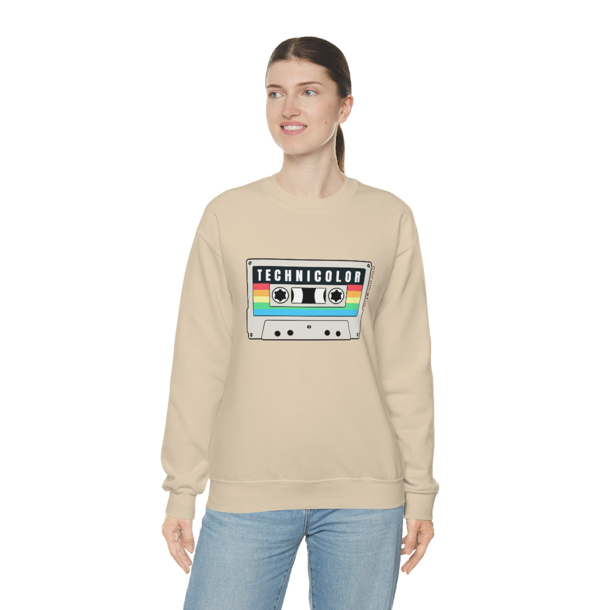 Technicolor Logo- Unisex Heavy Blend™ Crewneck Sweatshirt