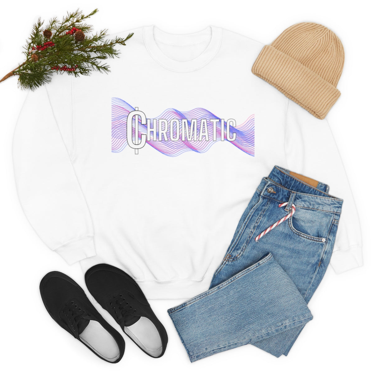 Chromatic Logo - Unisex Heavy Blend™ Crewneck Sweatshirt