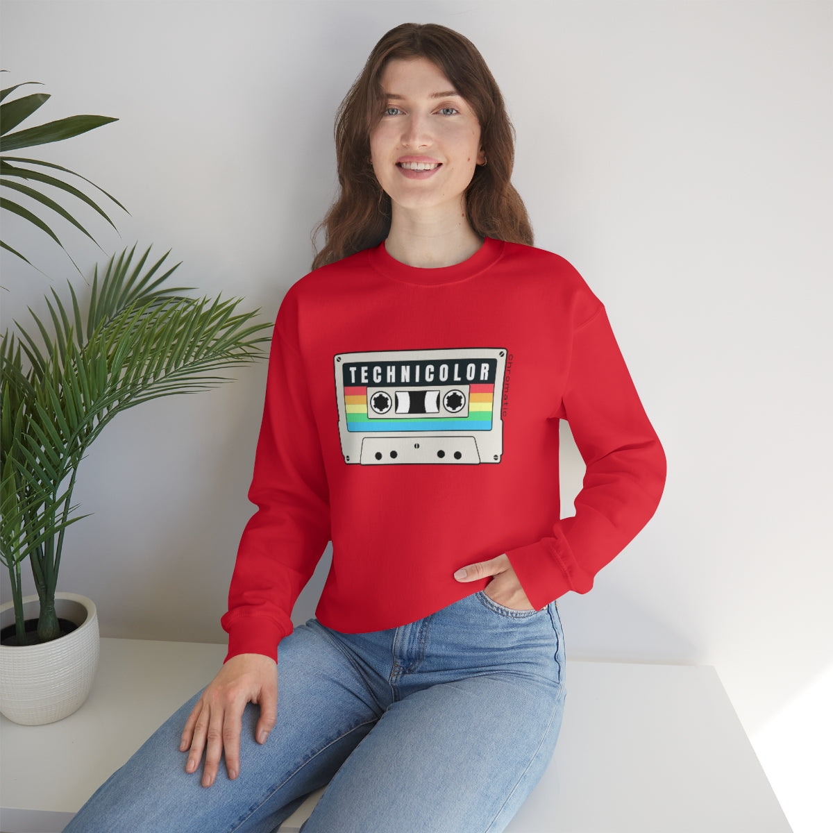 Technicolor Logo- Unisex Heavy Blend™ Crewneck Sweatshirt