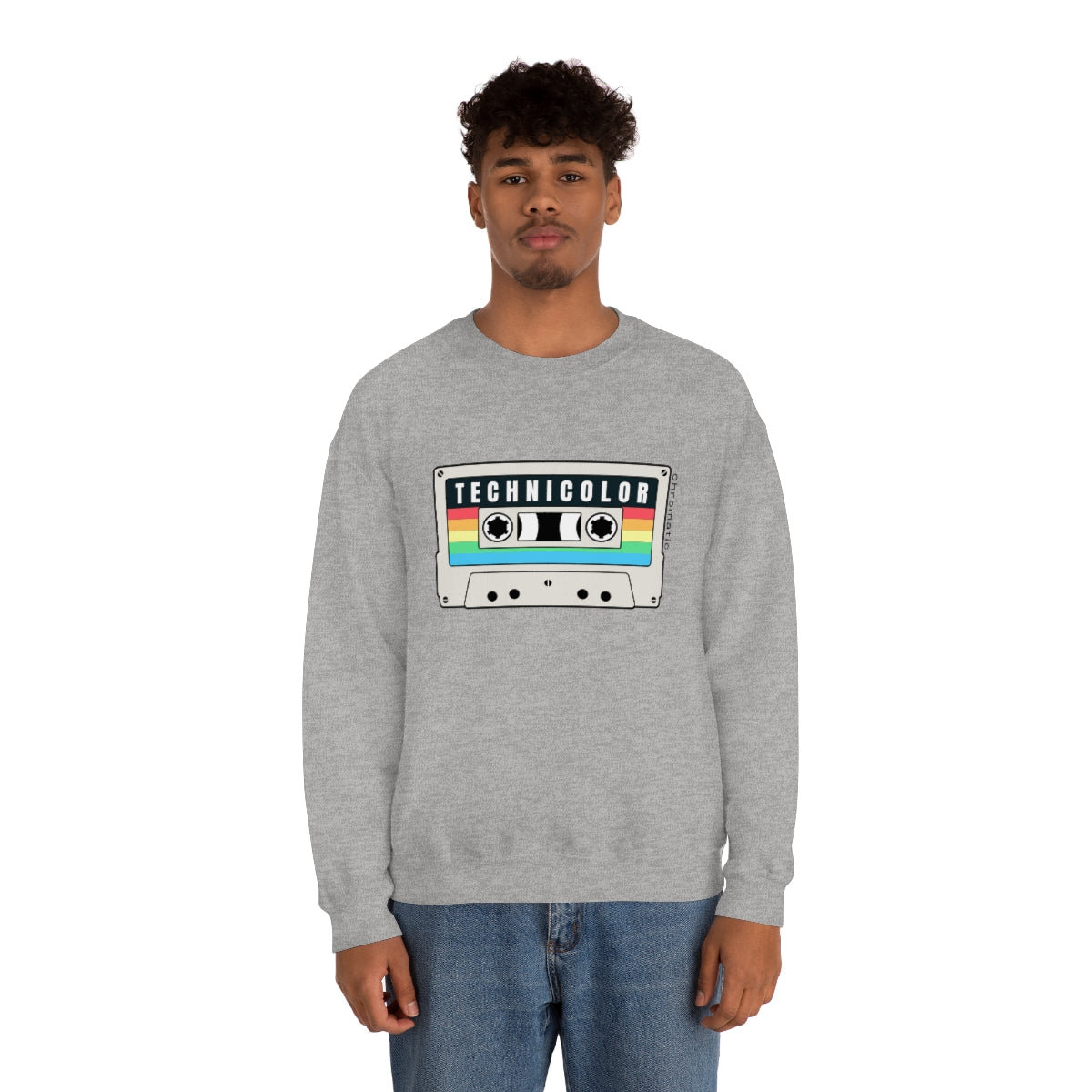 Technicolor Logo- Unisex Heavy Blend™ Crewneck Sweatshirt