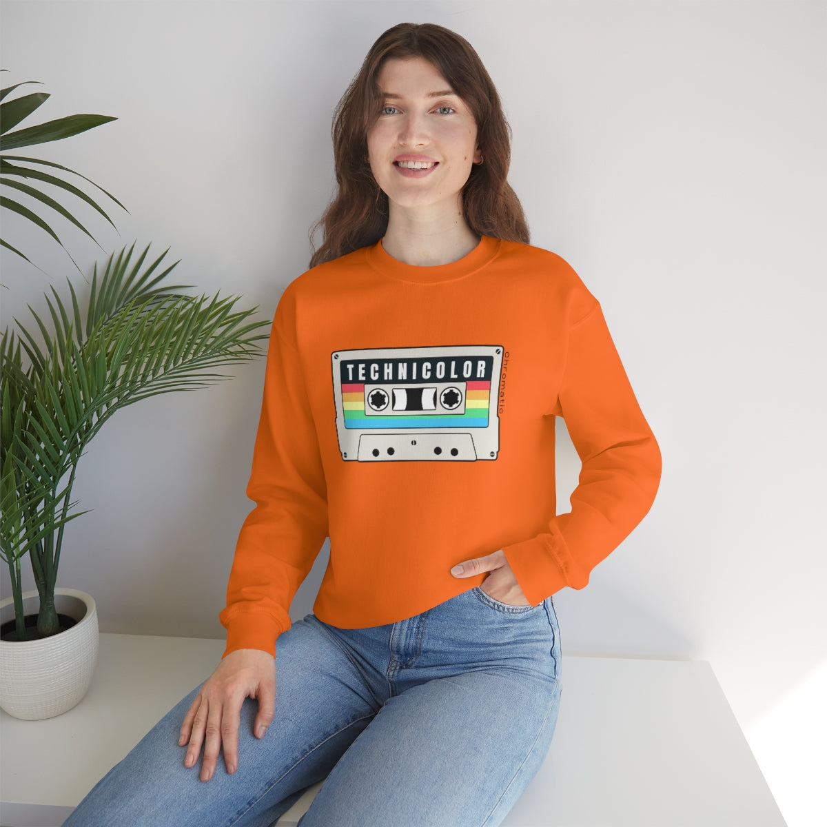 Technicolor Logo- Unisex Heavy Blend™ Crewneck Sweatshirt