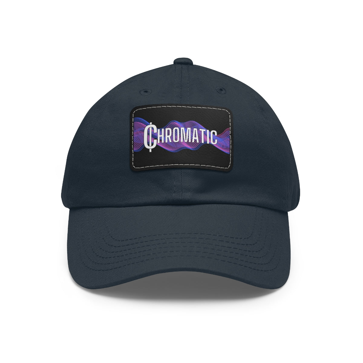 Chromatic Logo - Dad Hat with Leather Patch