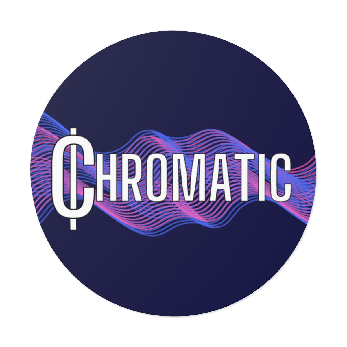 Chromatic Logo - Round Vinyl Stickers