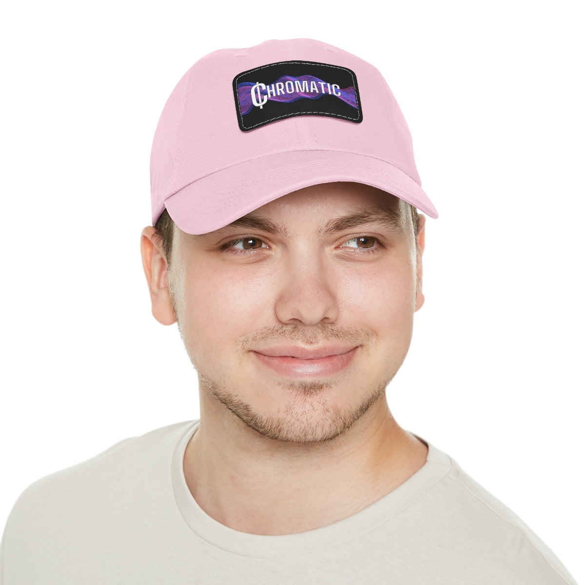 Chromatic Logo - Dad Hat with Leather Patch