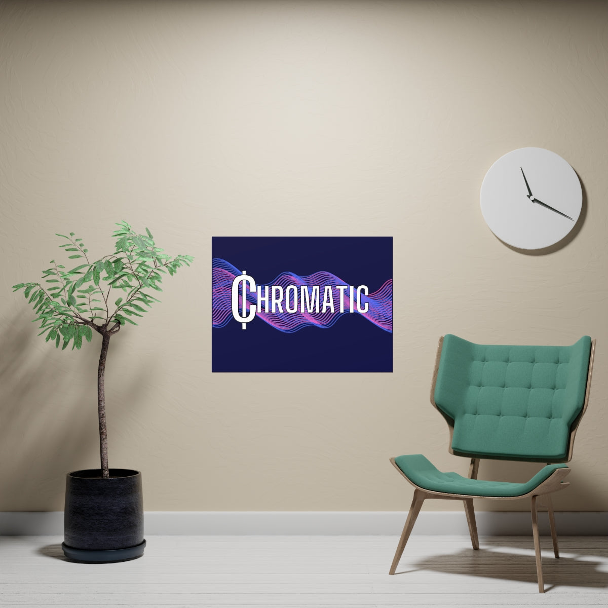 Chromatic Logo - Vertical and Horizontal Matte Posters