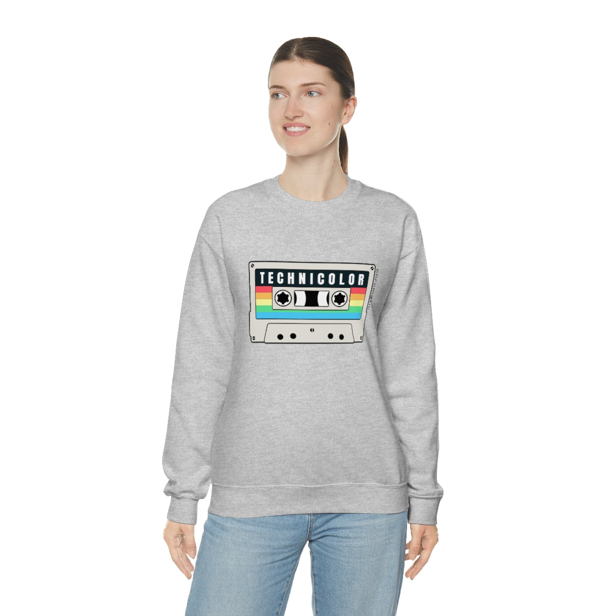 Technicolor Logo- Unisex Heavy Blend™ Crewneck Sweatshirt