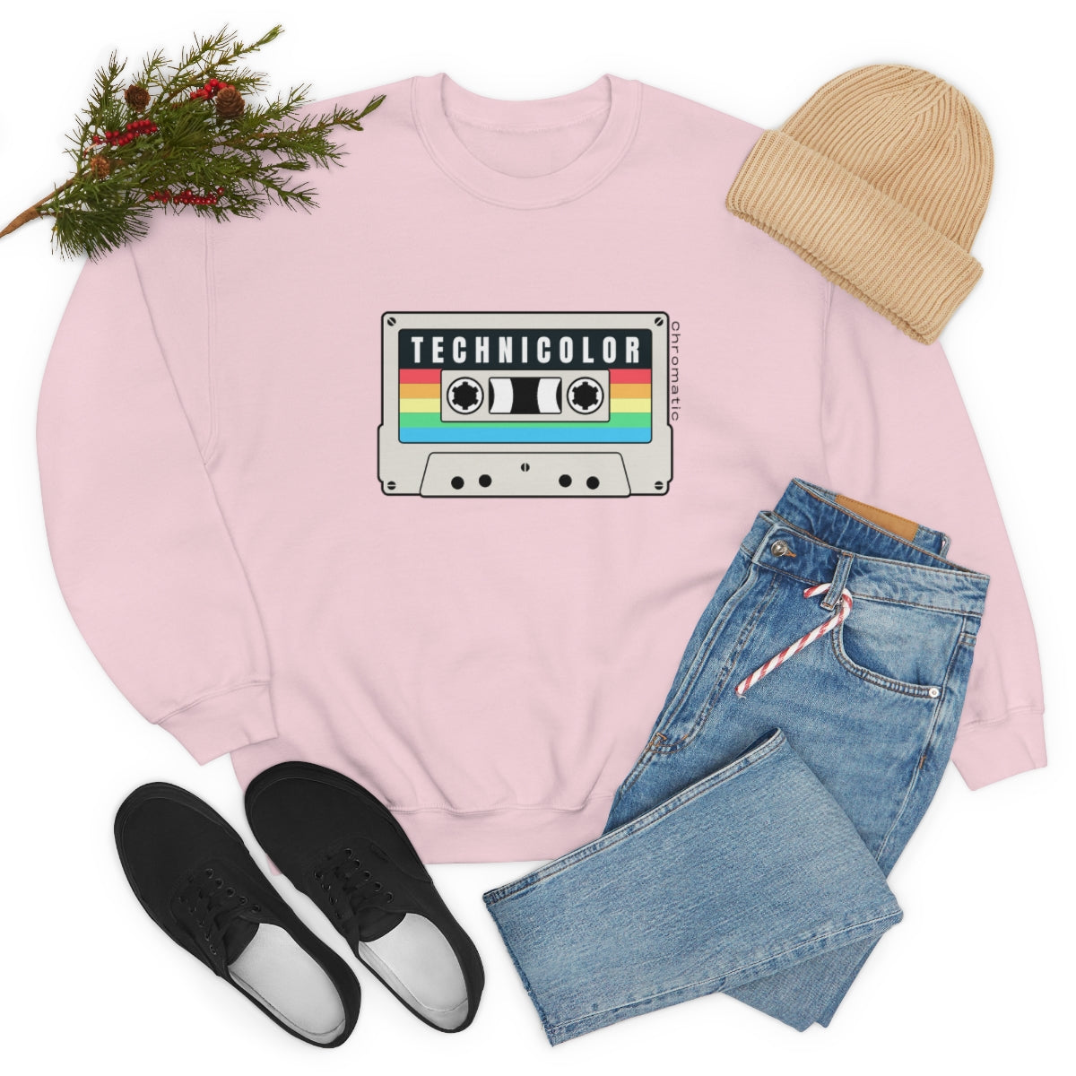 Technicolor Logo- Unisex Heavy Blend™ Crewneck Sweatshirt