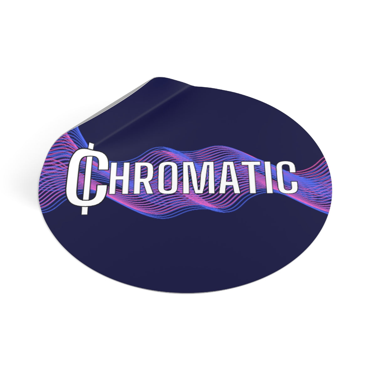 Chromatic Logo - Round Vinyl Stickers