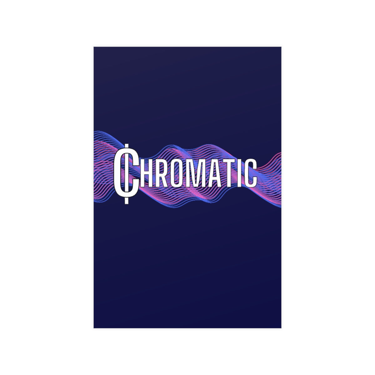 Chromatic Logo - Vertical and Horizontal Matte Posters