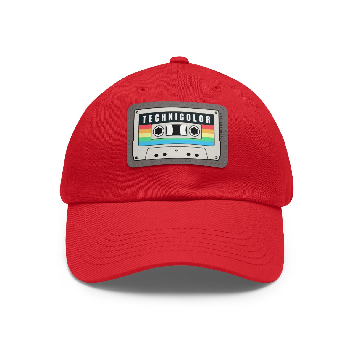 Technicolor Logo - Dad Hat with Leather Patch