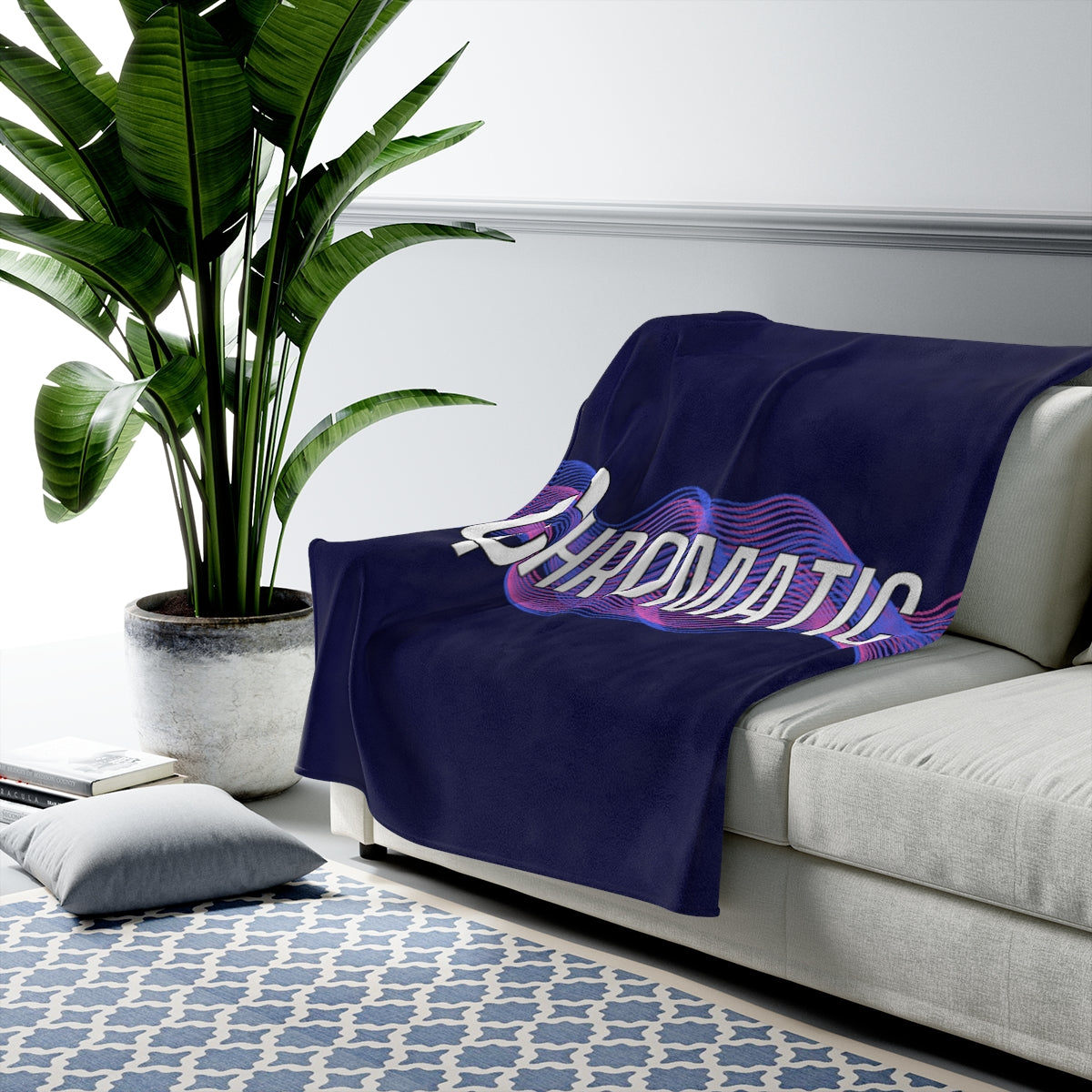 Chromatic Logo - Velveteen Plush Blanket