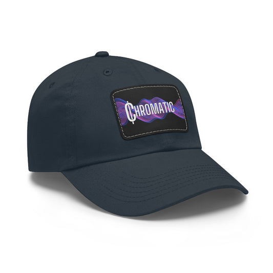 Chromatic Logo - Dad Hat with Leather Patch