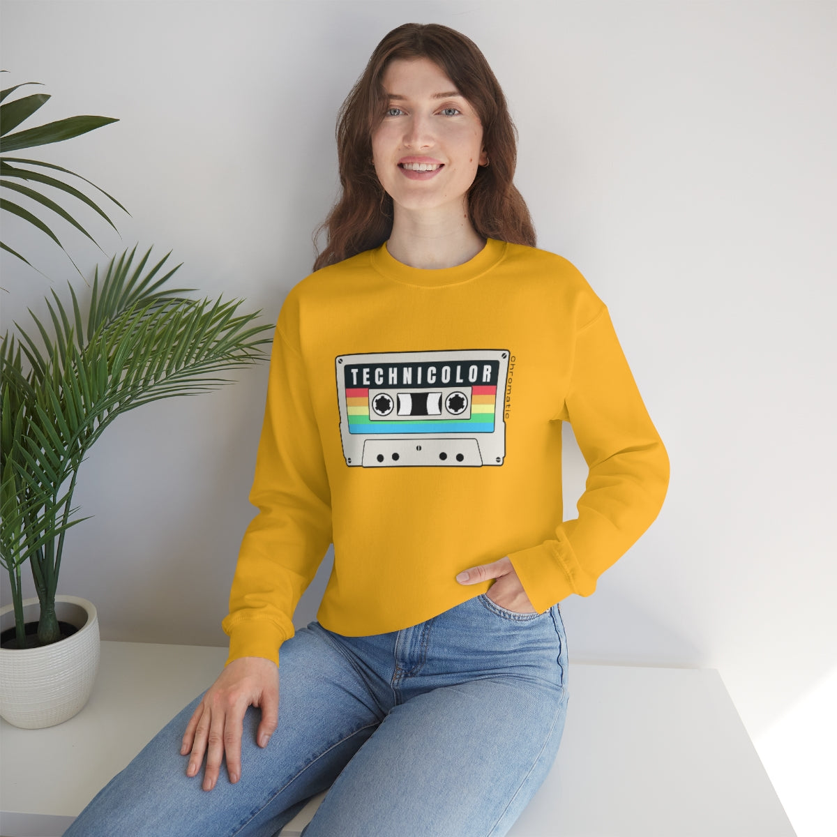 Technicolor Logo- Unisex Heavy Blend™ Crewneck Sweatshirt