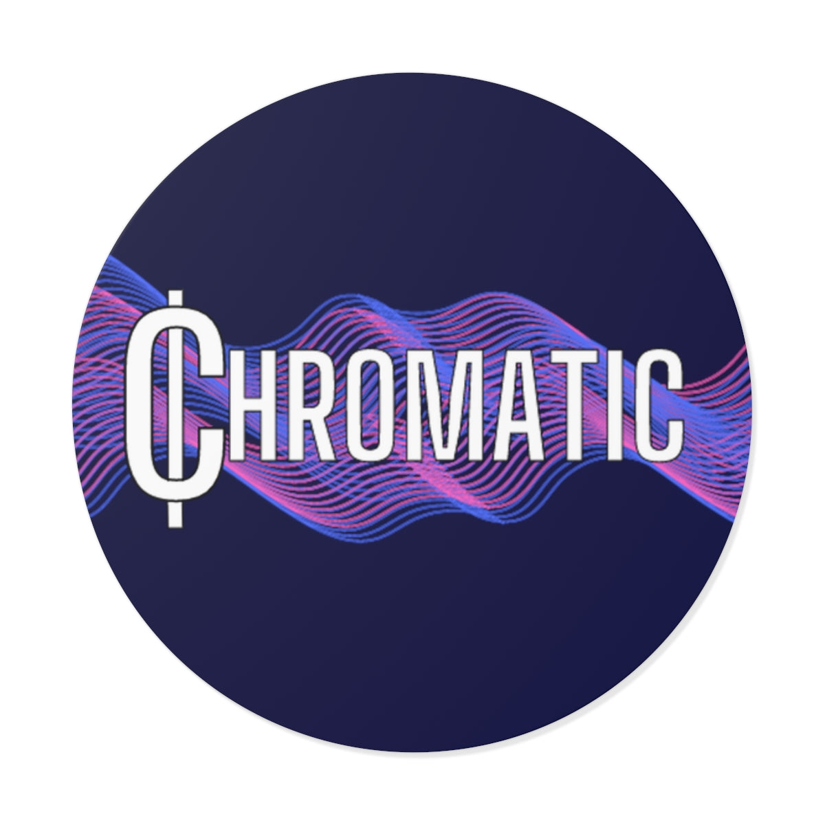 Chromatic Logo - Round Vinyl Stickers