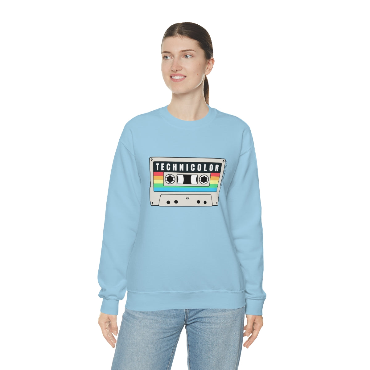 Technicolor Logo- Unisex Heavy Blend™ Crewneck Sweatshirt