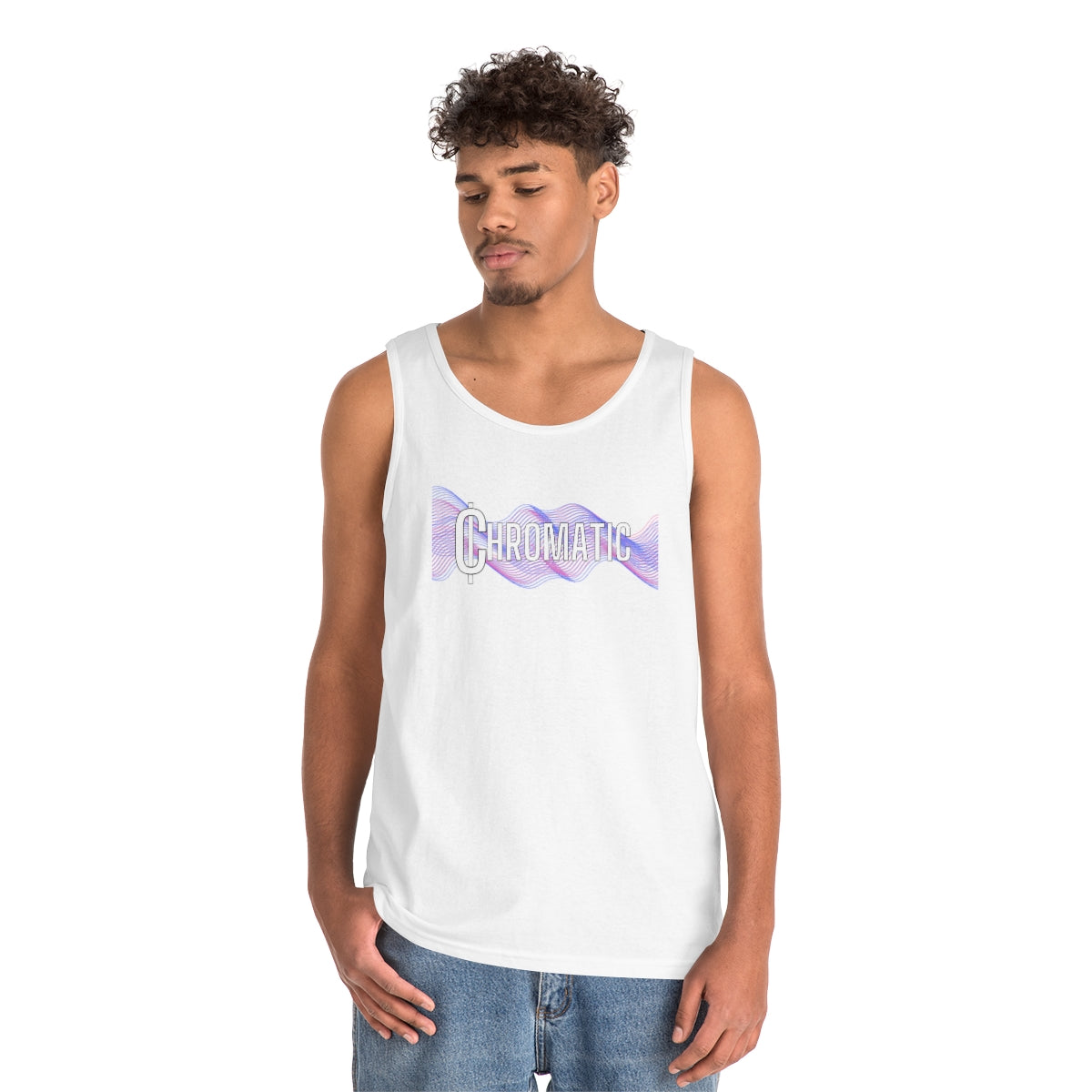 Chromatic Logo - Unisex Heavy Cotton Tank Top