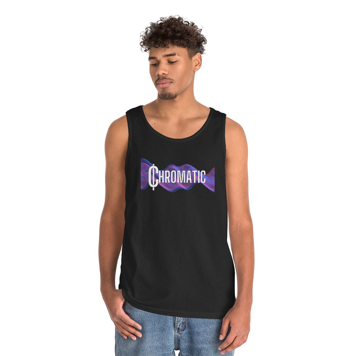 Chromatic Logo - Unisex Heavy Cotton Tank Top