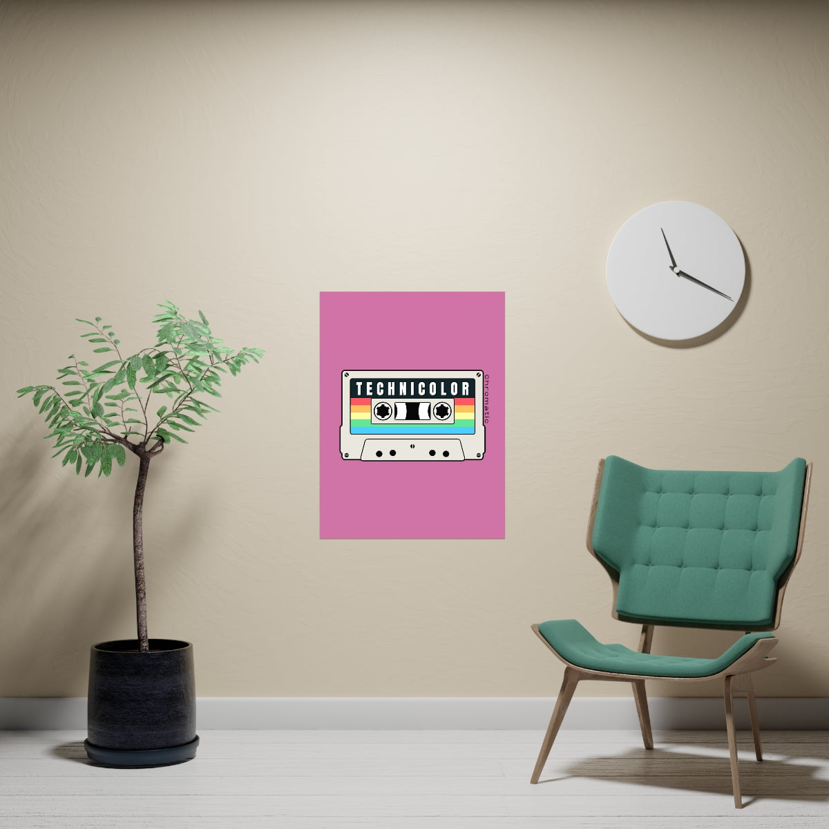 Technicolor Logo - Vertical and Horizontal Matte Posters