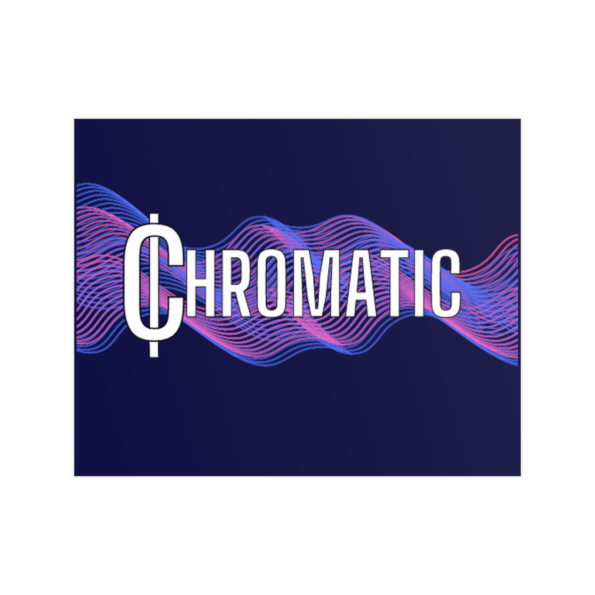 Chromatic Logo - Vertical and Horizontal Matte Posters