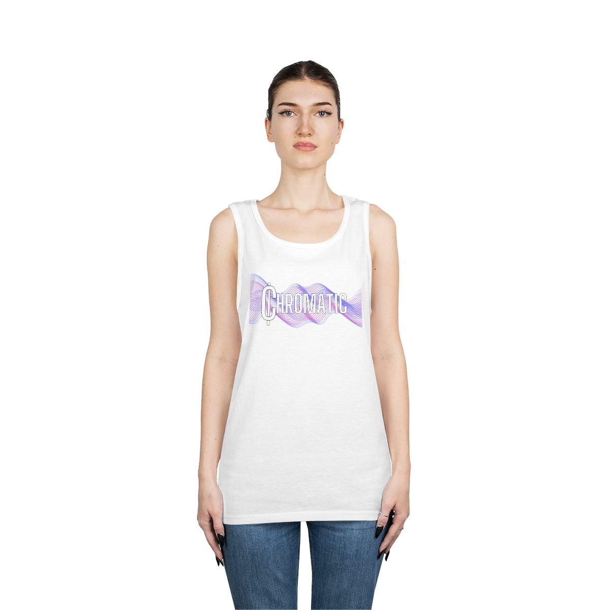 Chromatic Logo - Unisex Heavy Cotton Tank Top