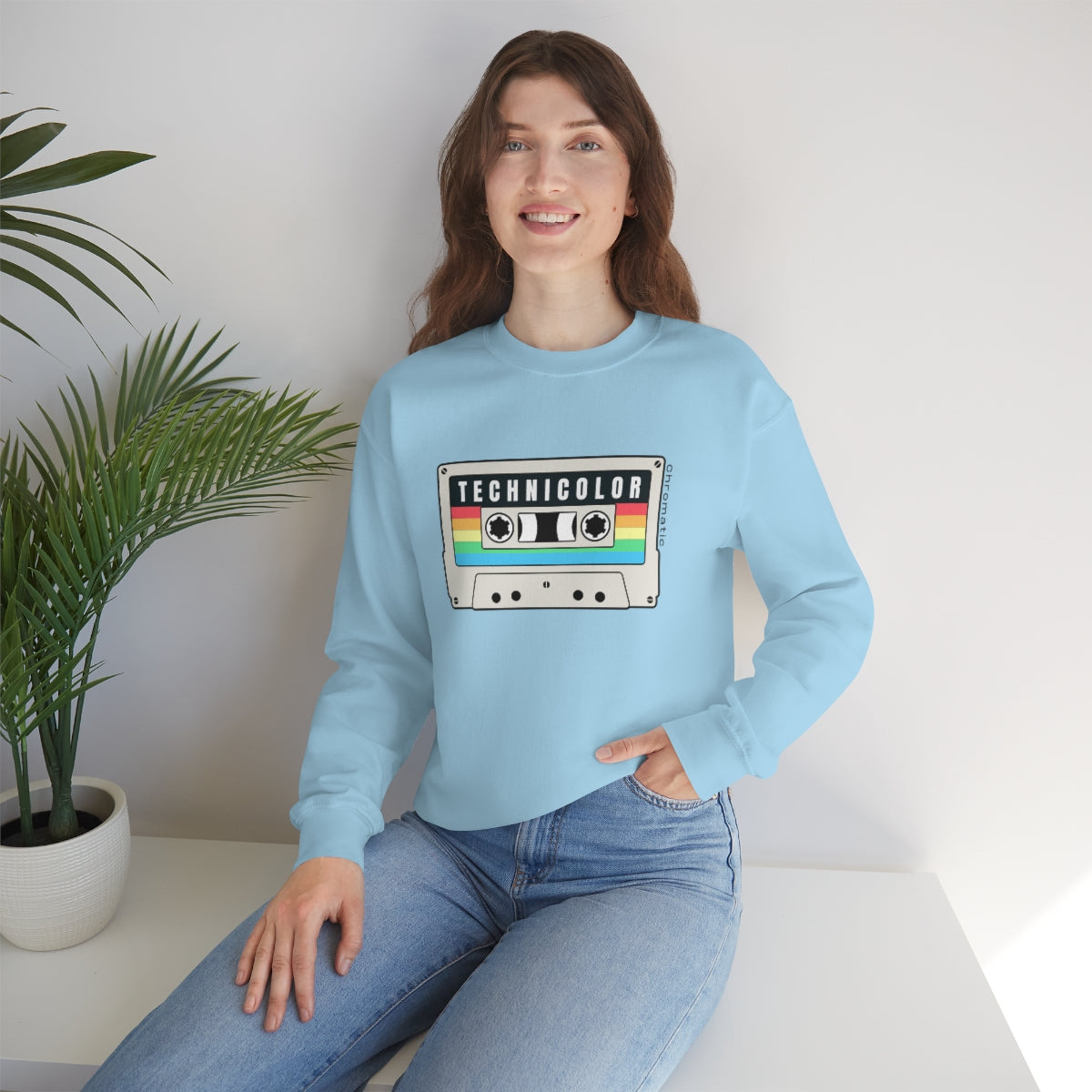 Technicolor Logo- Unisex Heavy Blend™ Crewneck Sweatshirt