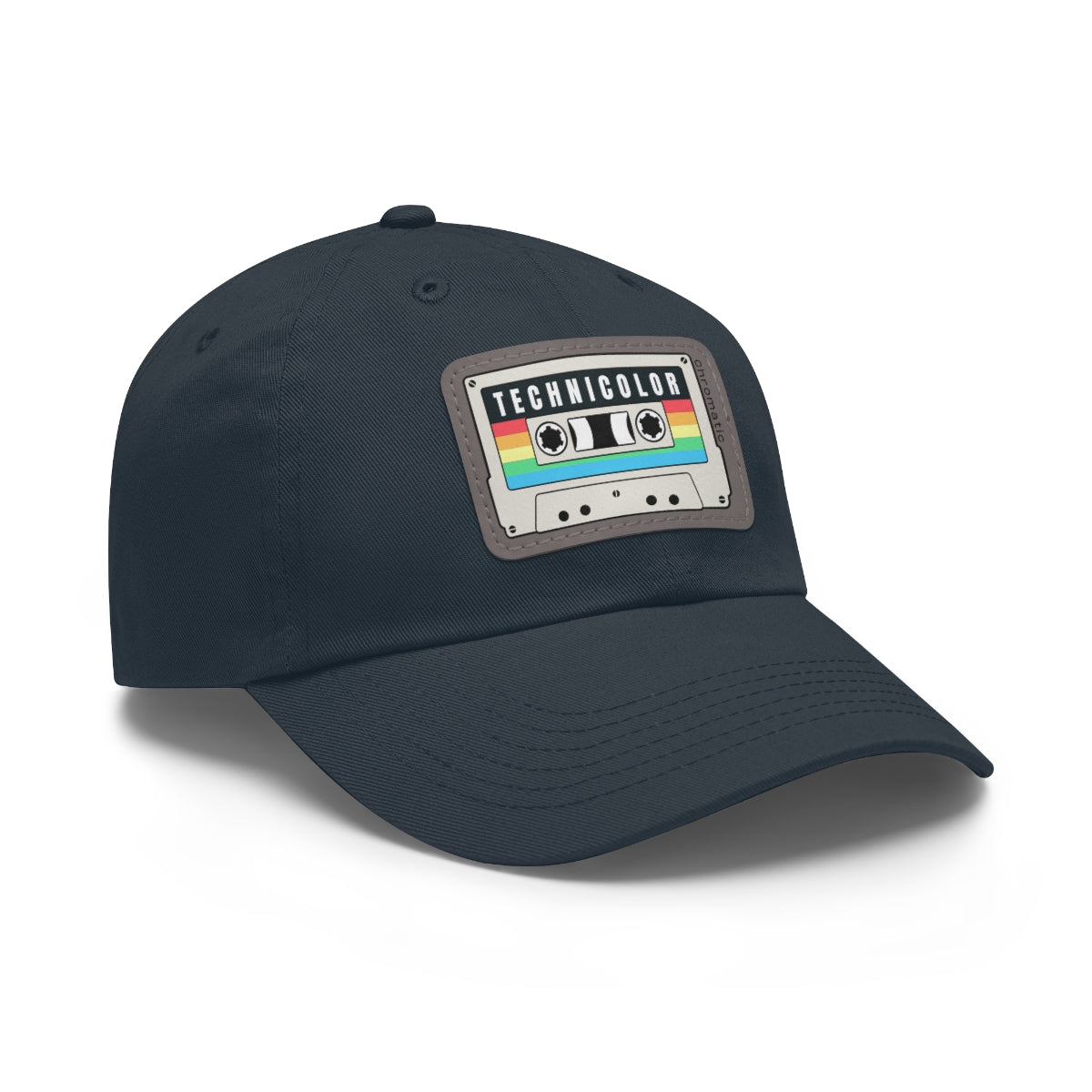 Technicolor Logo - Dad Hat with Leather Patch