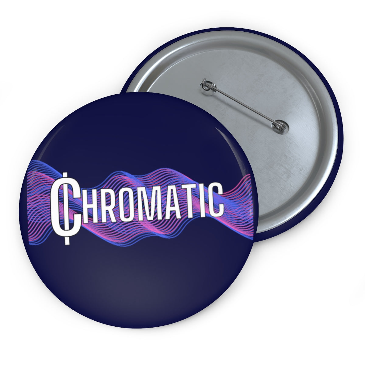 Chromatic Logo - Pin Buttons